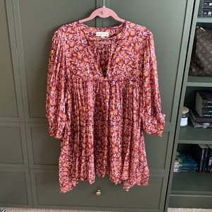 NWOT Daughters of India Kyra Mini Dress XL Sumac